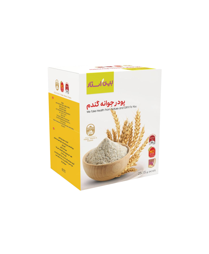پودر جوانه گندم بین استار | خواص برای چاقی پوست و تقویت مو