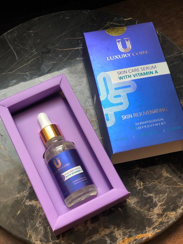 سرم رتینول ویتامین A لاکچری کوین 30ml ضد لک قوی و ضد چروک