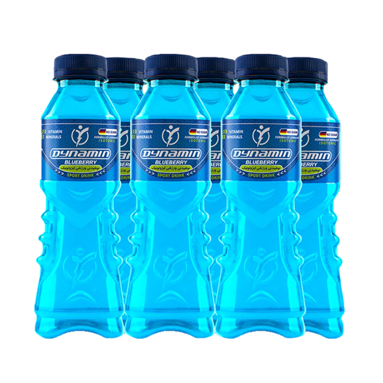 نوشیدنی ورزشی ایزوتونیک داینامین ۵۰۰ml اصل بدون شکر ۱۰ ویتامینه