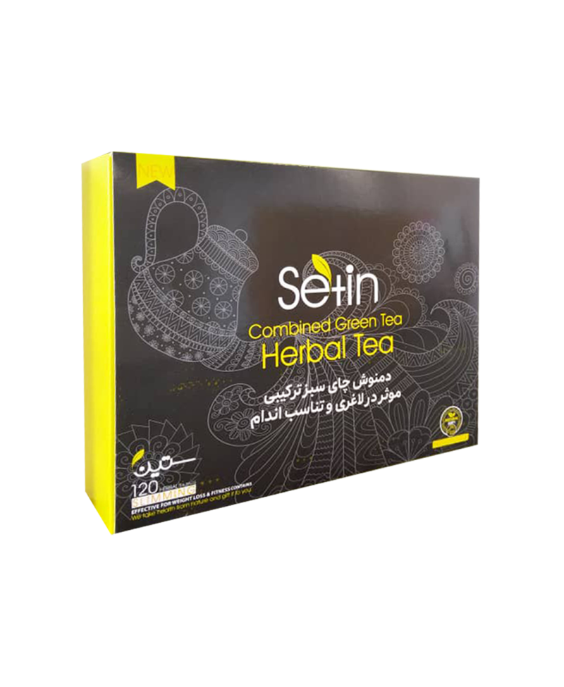 دمنوش لاغری ستین ۱۲۰ عددی؛ چربی‌سوز شکم و مهار اشتها