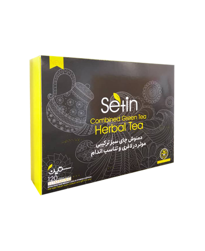 دمنوش لاغری ستین ۱۲۰ عددی؛ چربیسوز شکم و مهار اشتها