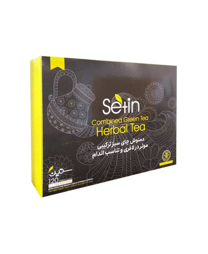 دمنوش لاغری ستین ۱۲۰ عددی؛ چربیسوز شکم و مهار اشتها