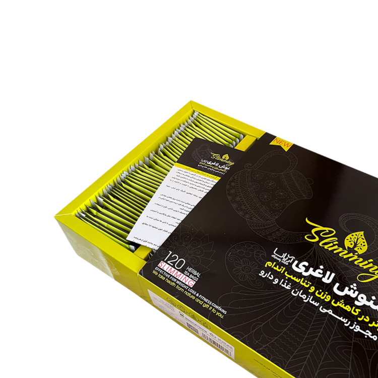دمنوش لاغری ستین ۱۲۰ عددی چربیسوز شکم و مهار اشتها