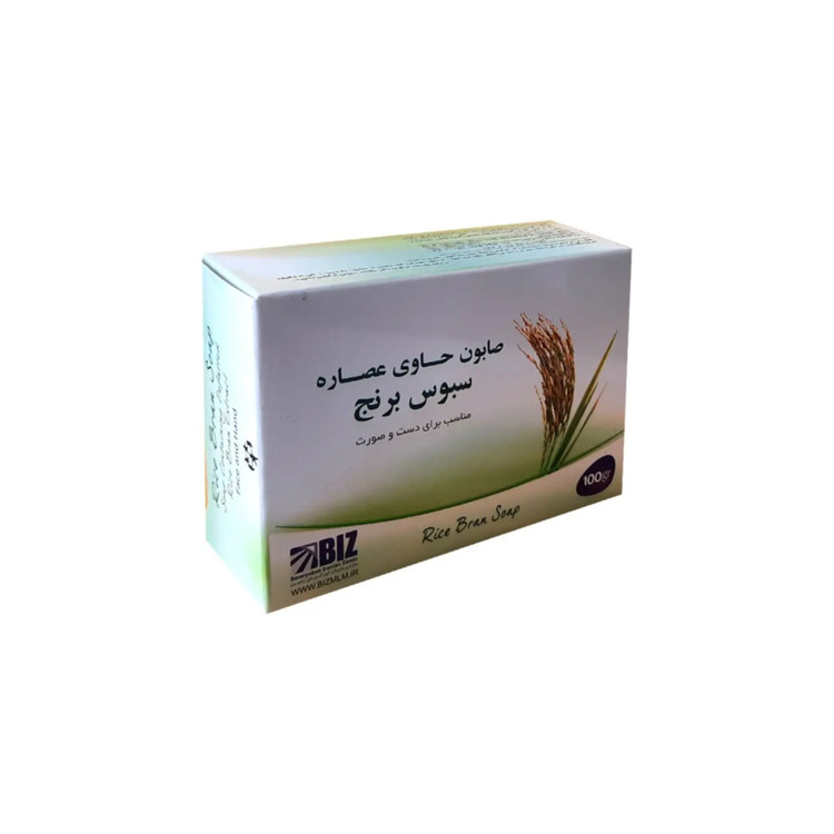 صابون سبوس برنج دکتر بیز اصل روشنکننده ضد اگزما و التیامبخش پوست
