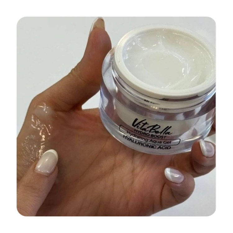 ژل کرم آبرسان ویتابلا اصل 50ml حاوی هیالورونیک اسید و فاقد چربی