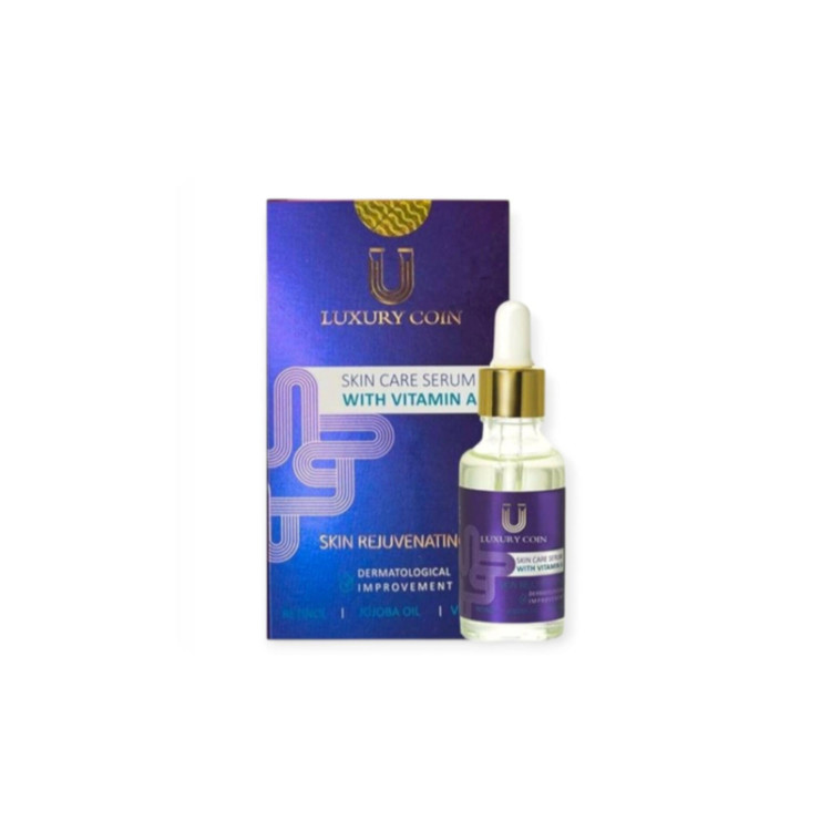 سرم رتینول ویتامین A لاکچری کوین 30ml | ضد لک قوی و ضد چروک